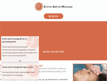 Tablet Screenshot of kranio-sakral-massage.dk